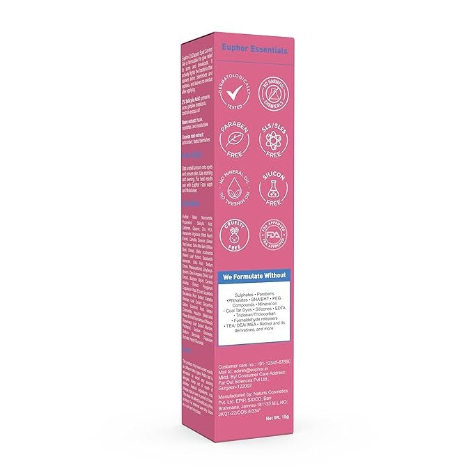Euphor Teens Acne Spot Corrector ZIT ZAPPER Gel - 15 ml