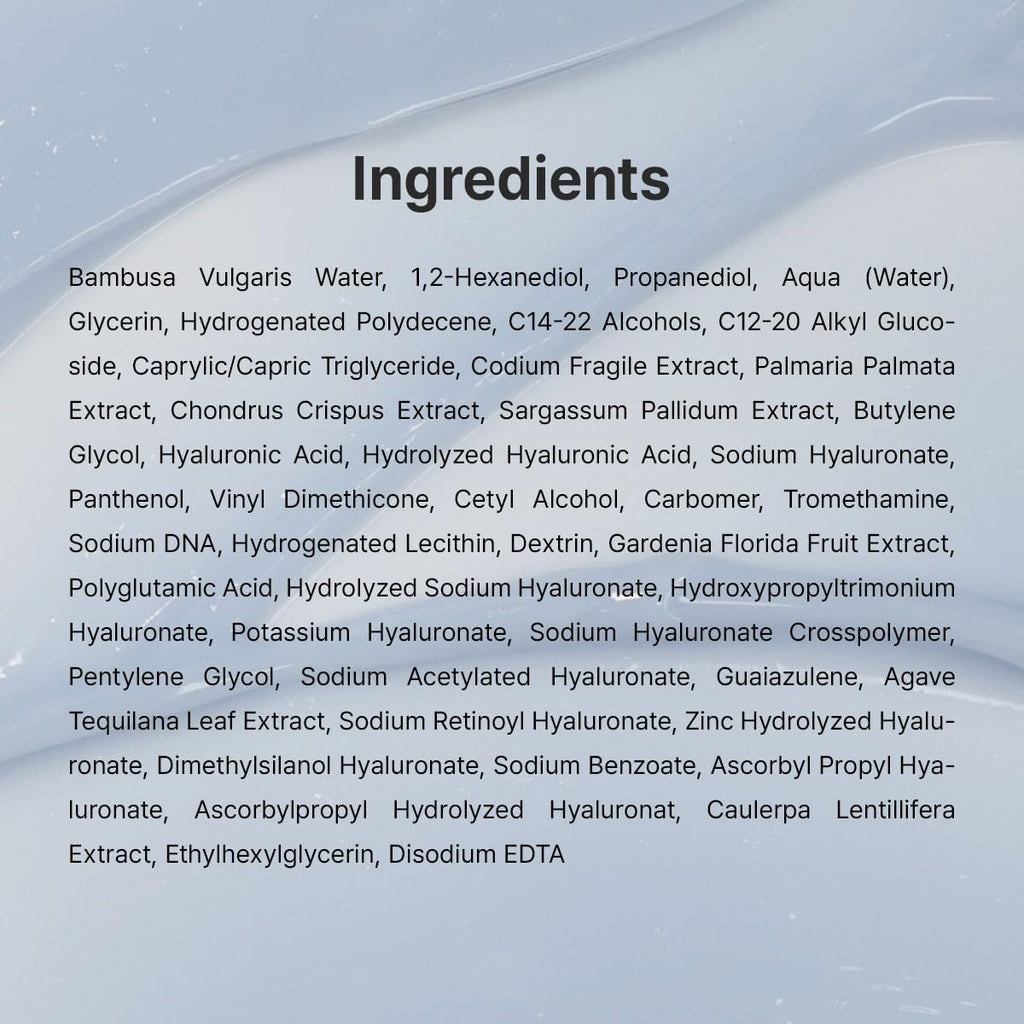 Dr.Althea Aqua Marine Watery Cream | Daily Face Moisturizer for All Skin Types | Deep Hydration Face Cream with Hyaluronic Acid | Vegan Korean Skincare | 50ml