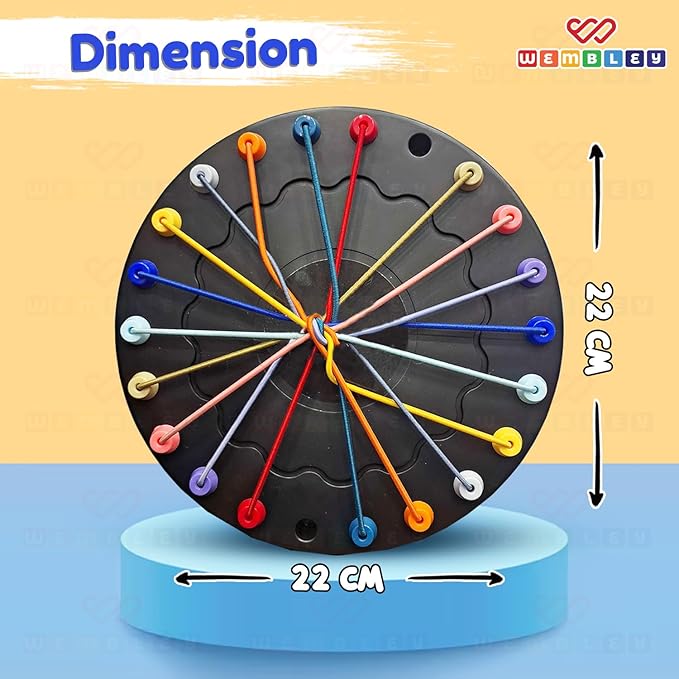 Wembley Rope Untangling Puzzle Game Twisted Rope Brain Teaser for Kids
