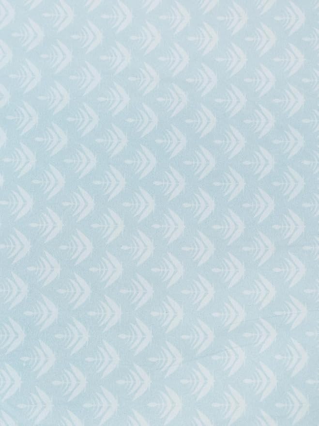 Cortina Ultra-soft Microfiber Reversible 120 Gsm Abstract Double Ac Blanket Quilt Dohar | Sky Blue