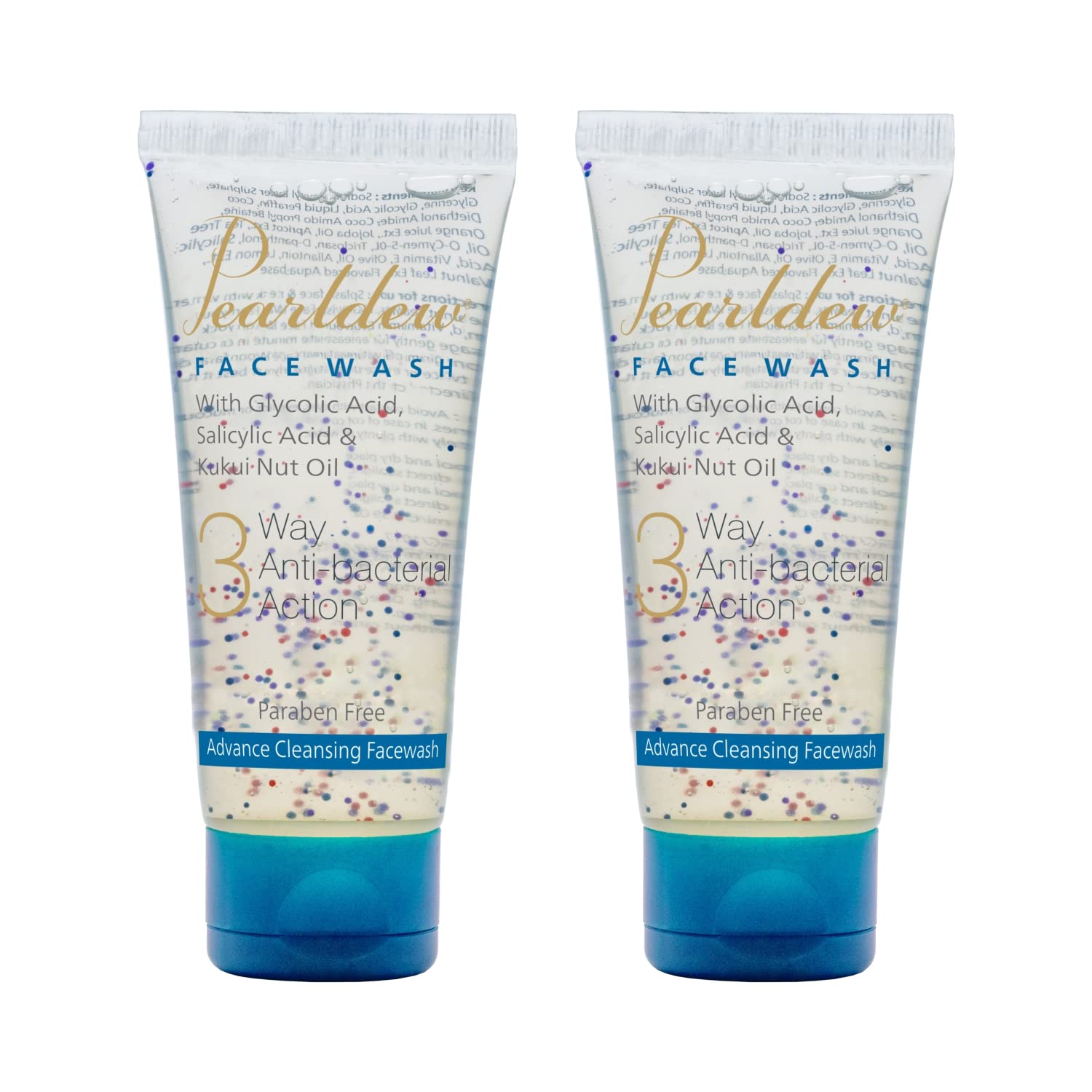 Pearldew 3 Way Antibacterial Face Wash - 100 Ml | Pack of 2