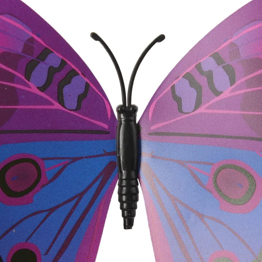 Rangoli Butterfly Wall Stick or Magnet Self Adhesive Removable PVC Design-18