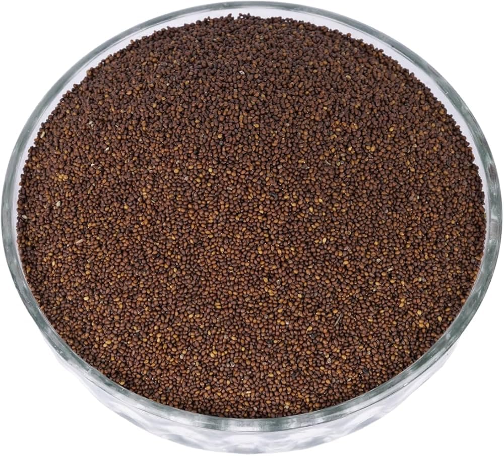 Namoorgaincs- Tulsi Seeds For eating - 150g - Manjari beej For Weightloss - Shyama Tulsi (Edible) - Krishna Basil Seeds