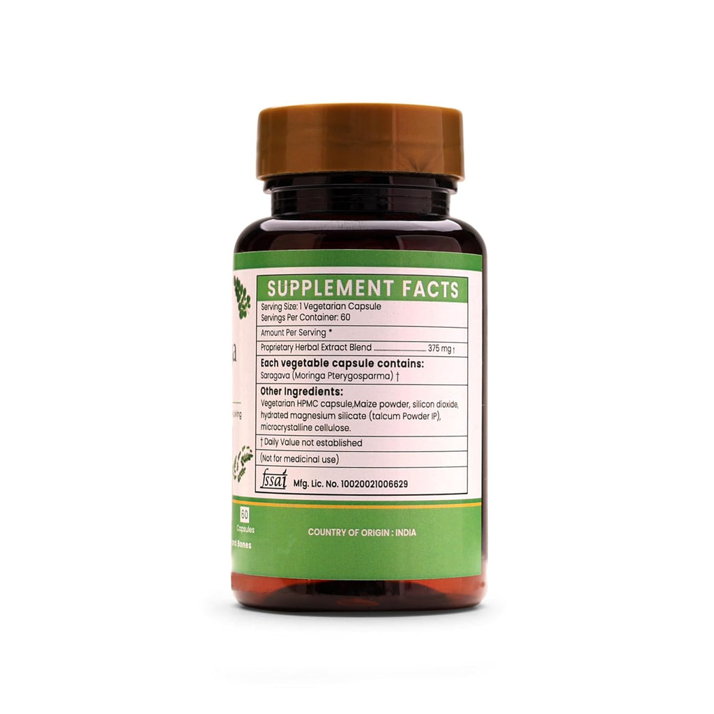 Ayurleaf Herbals Moringa Capsules - 60 Caps