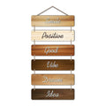 Artvibes Decorative Wall Hanging Wooden Art Decoration Item for Living Room | Mdf Wall Decoration | Set of 6