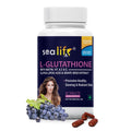 Sea Life Glutathione Tablets With Biotin, Vitamin A, C, E, Alpha Lipoic Acid, and Grape Seed Extract | for Healthy & Radiant Skin for Men & Women 30 Tablets