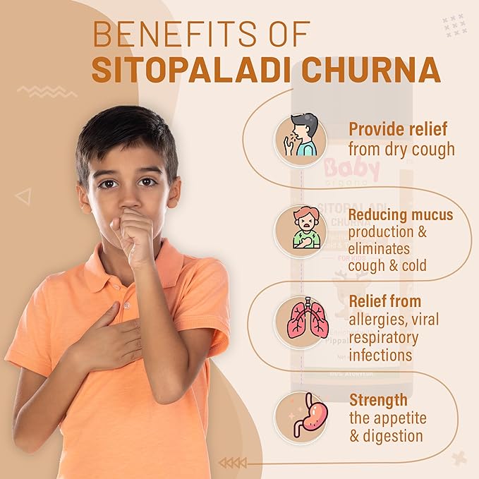 Babyorgano Sitopaladi Churna - 100 gms