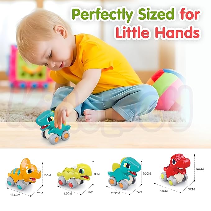 Kidology Dinosaur Cars Set Multicolor