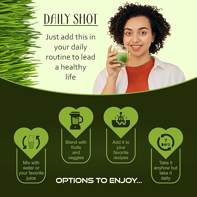 Iyush Herbal Ayurveda Wheat Grass Powder - 500 gms