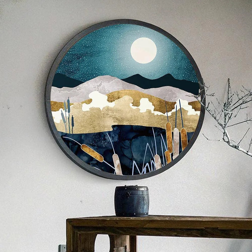 The Artment your Artistic Apartment Dusk to Dawn Landscape Canvas