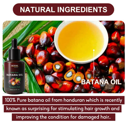 Seyal 100% Pure Batana Oil for Hair Growth
