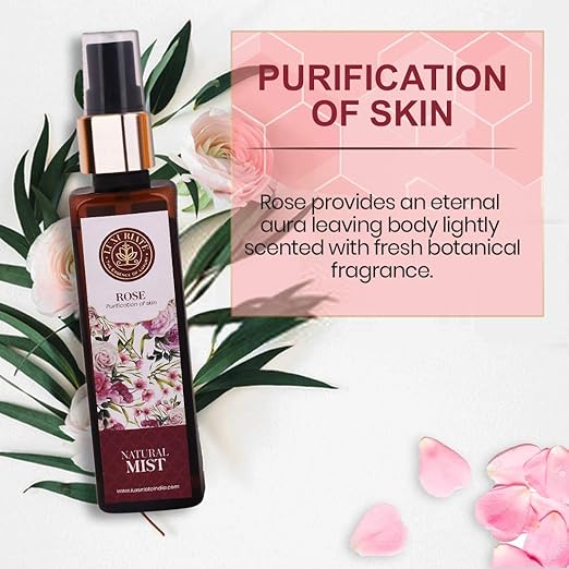 Luxuriate Pure and Natural Skin Face Rose Mist - 100 ml