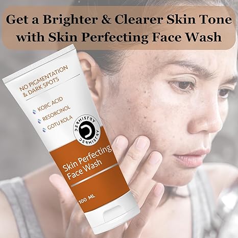 Dermistry Kojic Acid Instant Pigmentation D De Tan Dark Spots Face Wash - 100 ml
