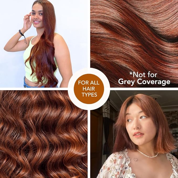 Paradyes No Bleach Cinnamon Brown Glossy Hair Tint - 160 Gms | Copper Colour