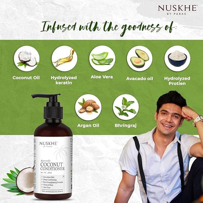 Nuskhe By Paras Ayurvedic Coconut Conditioner - 200 ml