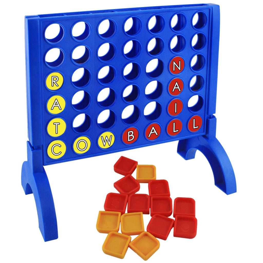 Ekta Word Building Board Game Family Game for All Ages Multicolor