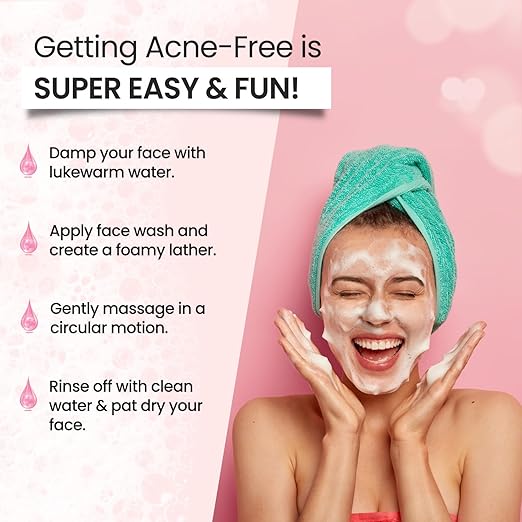 Lio Cosmeds Anti-Acne Facewash for Deep Cleansing 0.5% Salicylic Acid - 60 ml