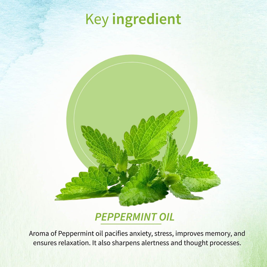 Ayouthveda Peppermint Essential Oil for Skin & Hair | Aromatherapy Kit for Stress Relief & Relaxation | 100% Pure & Natural Therapeutic Grade |Can Be Used as Air purifier (Pack Of 1; 15ml)