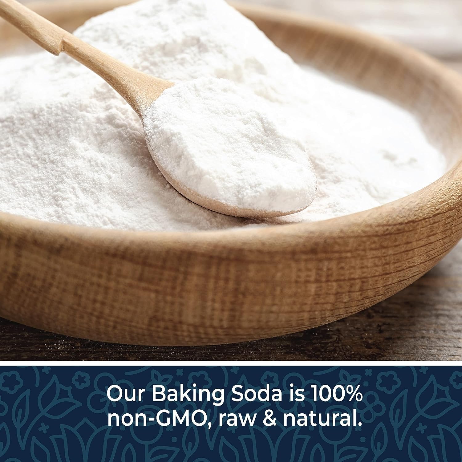 Pure Baking Soda - 1 Kg - Food Grade Sodium Bicarbonate, Perfect for Baking | Cooking | Cleaning - Triple Refined