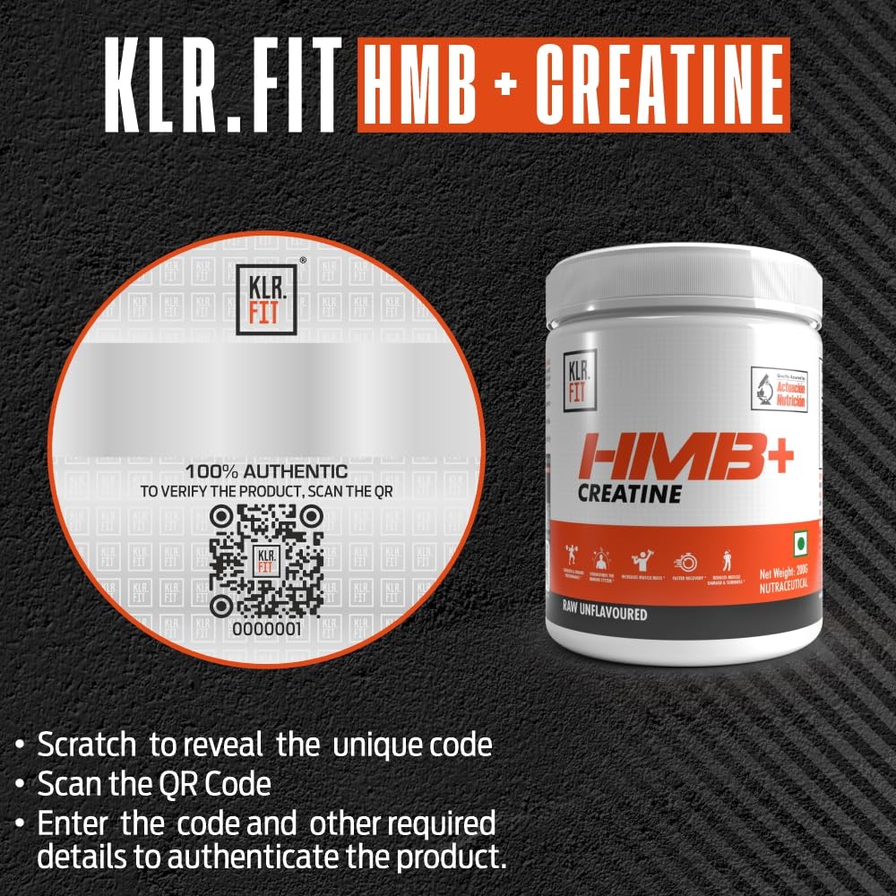 Creatine + HMB Supplement -3 gm Creatine Monohydrate Powder with 3gm HMB for Muscle Growth, and Enhances Performance, Improve Workout Recovery- 33 Servings, Unflavored
