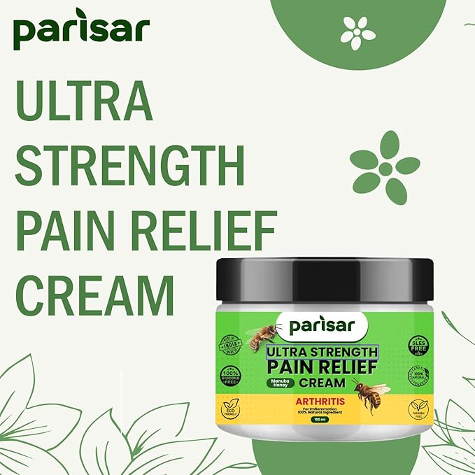 Parisar Pharma Ultra Strength Pain Relief Cream - 100 Each (Pack of 2)