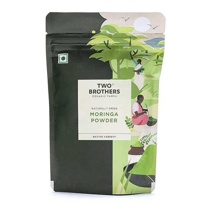 Two Brothers Organic Farms Moringa Powder - 100 gms