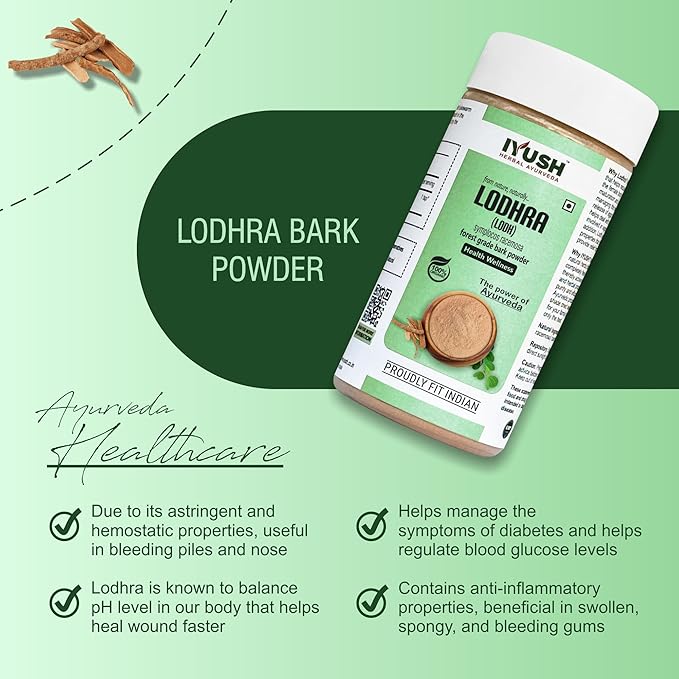 Iyush Herbal Ayurveda Lodhra Powder - 250 gms