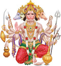 Rangoli Vinyl Religion Wall Sticker 1.96 X 20.86 X 1.96 Inches, Multicolour
