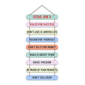 Artvibes Steve Job's Quotes Mdf Wooden Wall Hanging for Home Livingroom Art Item