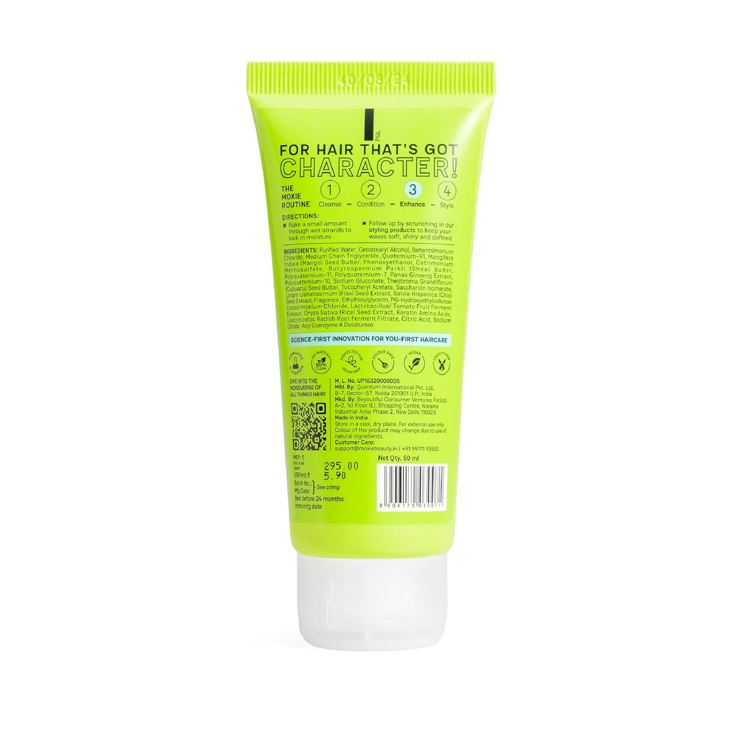Moxie Beauty Weightless Leave-in Conditioner-mango Butter & Ginseng Root Extract - 50 gms