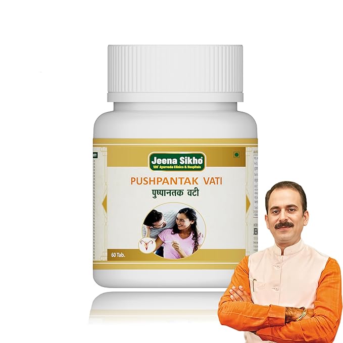 Jeena Sikho Pushpantak Vati/ Female Wellness Tablets - 60 Tabs