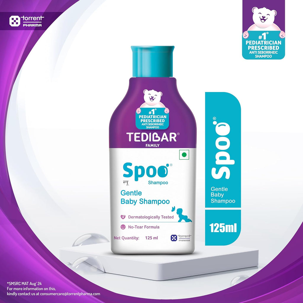 Tedibar Family Spoo No Tear Formula baby shampoo - 125 ml