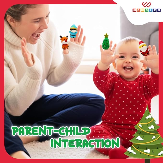 Wembley Christmas Interactive Finger Puppets Set of 5