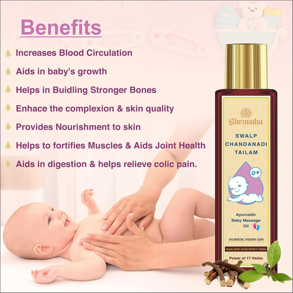 Shravaha Swalp Chandanadi Tailam - 100 ml