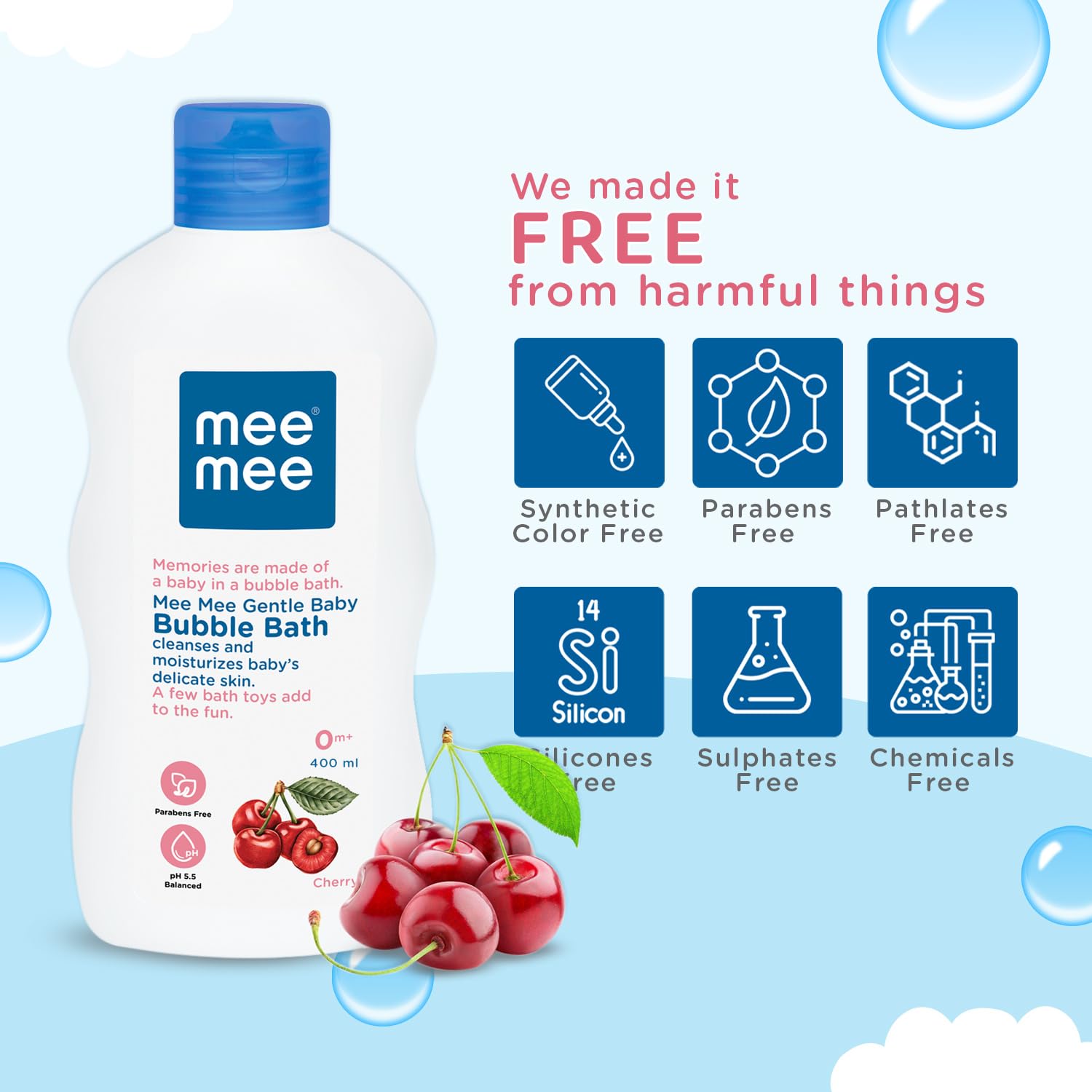Mee Mee Gentle Baby Body Wash & Bubble Bath - 400 ml