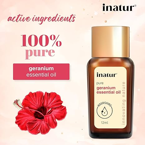 Inatur Geranium Oil - 12 ml