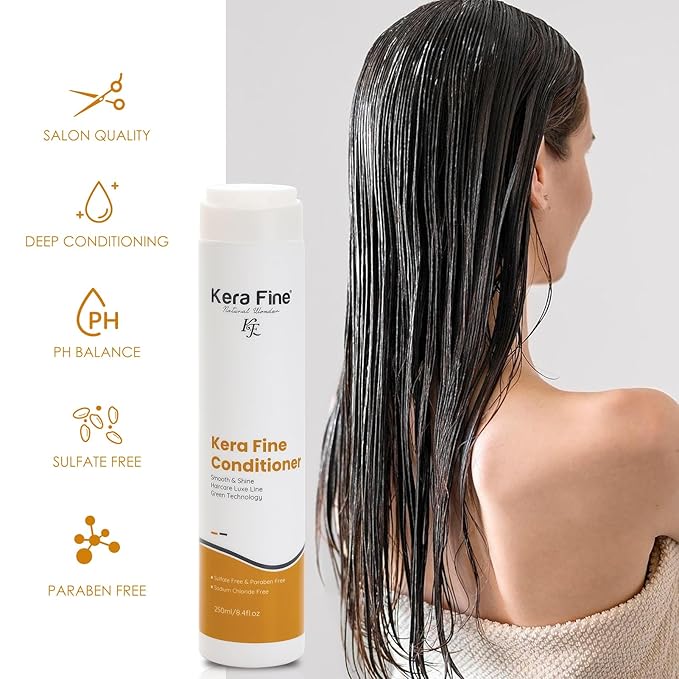 Kerafine Smooth & Shine Conditioner - 250 ml