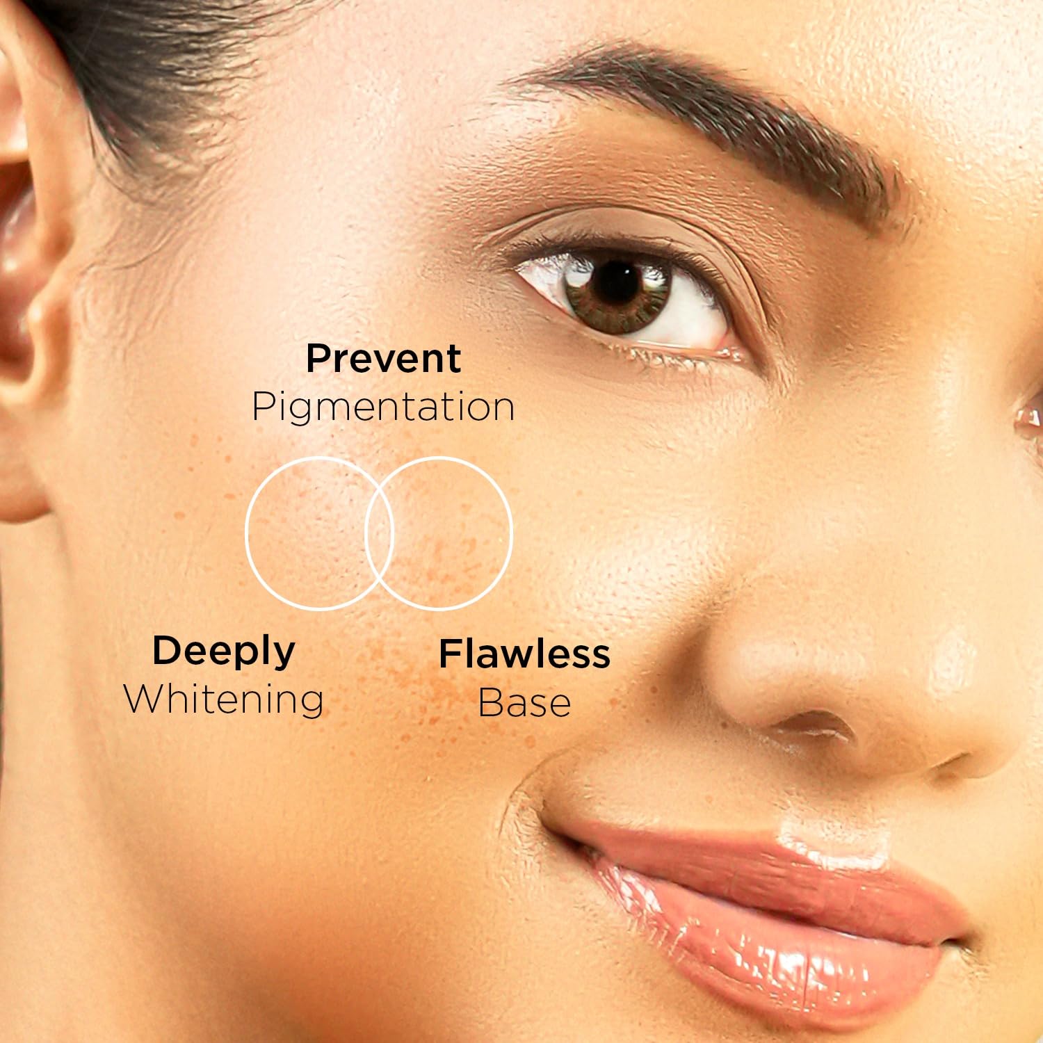 ME-ON Exquisite Whitening Cream Foundation Full Coverage For All Skin Type, Natural Finish (Shade 01 - Ivory)