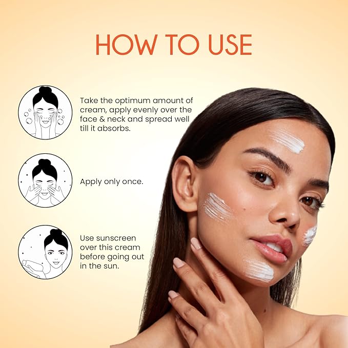 Skinora Brightening Cream With Vitamin C & Alpha Arbutin for All Skin - 50 Gms