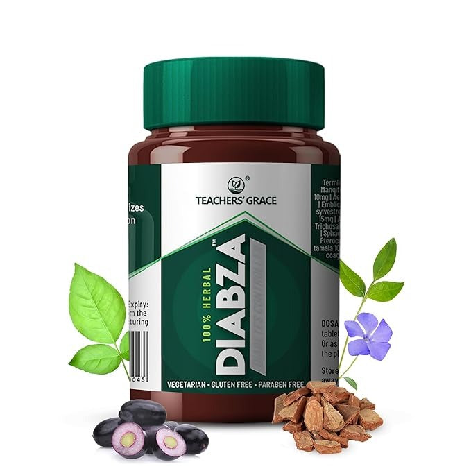 Teacher's Grace Diabza 39 Ayurvedic Herbs Supplement - 60 Tab