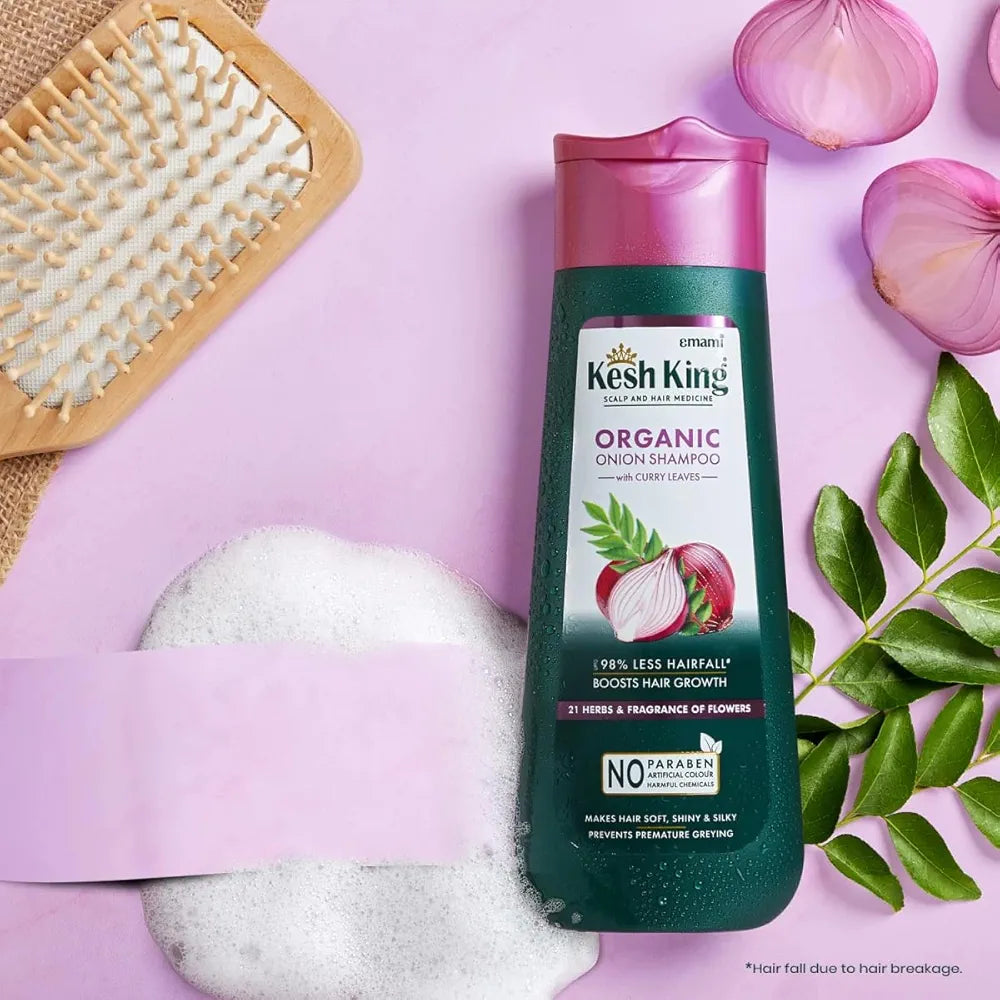 Kesh King Ayurvedic Onion Shampoo Reduces Hairfall & Boost Hair Growth