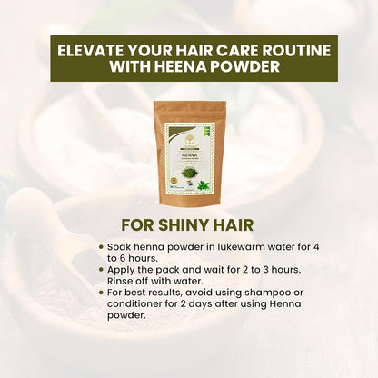 Wild Organic 100% Natural & Pure Herbal Henna Powder - 100 gms