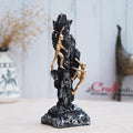 Ecraftindia 2 Men Climbing on Rock Mountain Climbers Human Figurine Showpiece