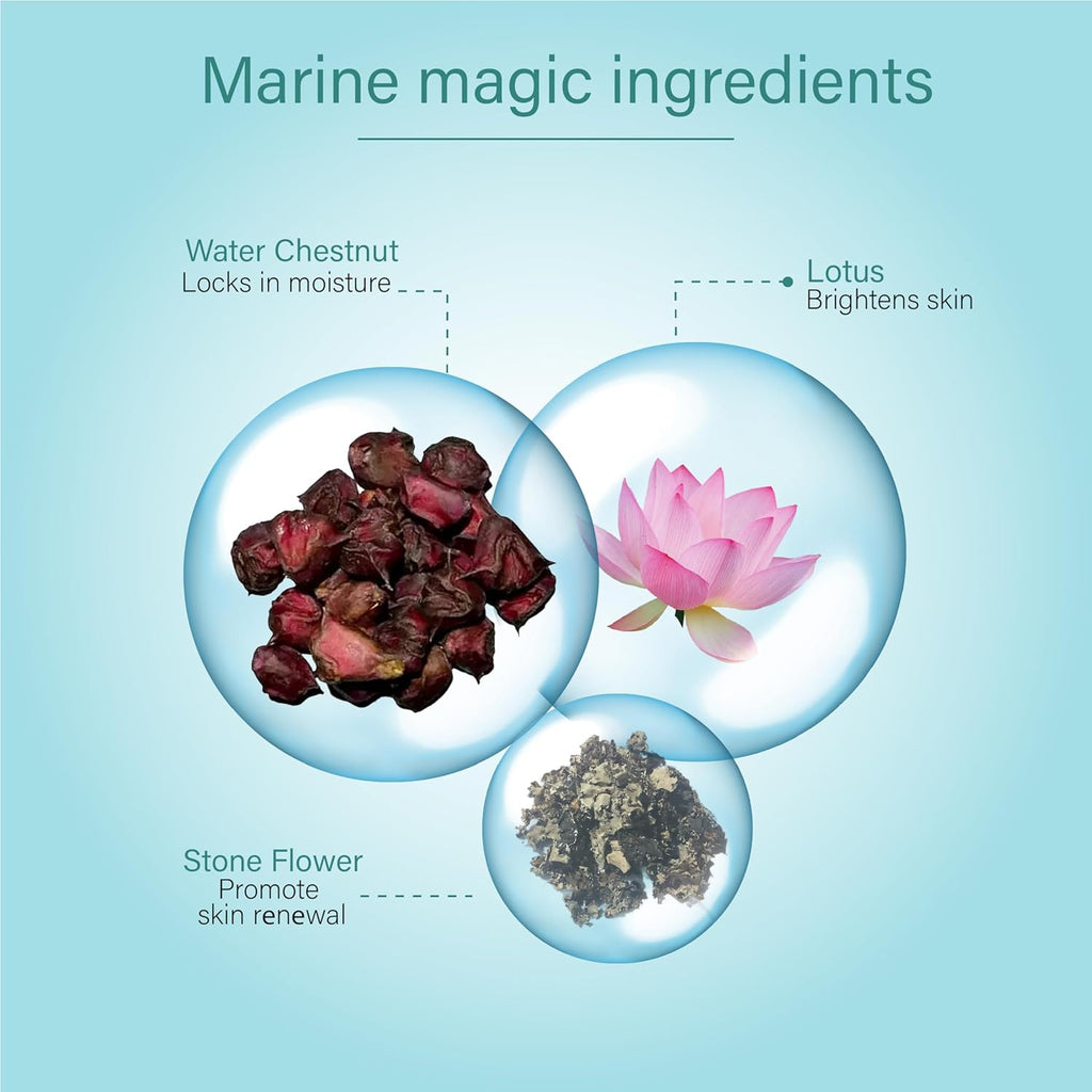 Ayouthveda Bio Marine Shower Gel for Men & Women | Enriched with Lotus, Stone Flower & Water Chestnut | Detoxifies, Moisturizes & Rejuvenates | 250 ml