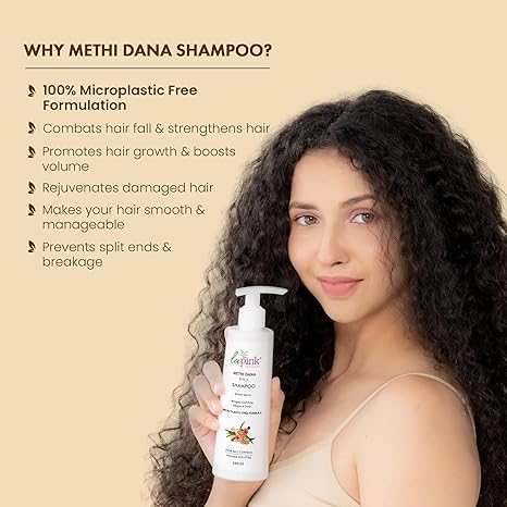 La Pink Methi Dana 8-in-1 Hair Fall Control Shampoo - 250 ml