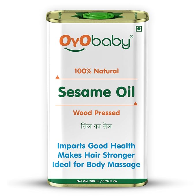 Oyo Baby Sesame Oil Natural Baby Oil for New Born - 200 ml