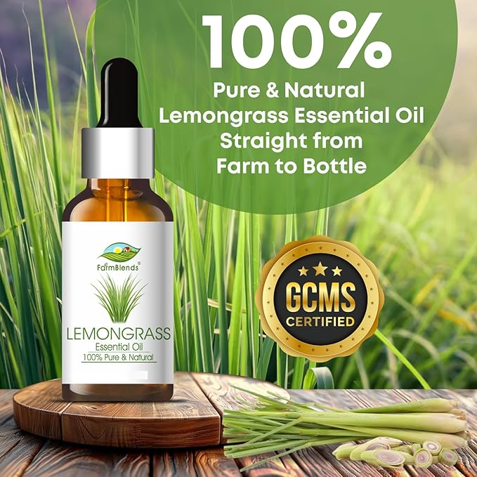 FarmBlends Lemongrass Essential Oil - 30 ml