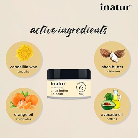 Inatur Shea Butter Lip Balm - 10 gms