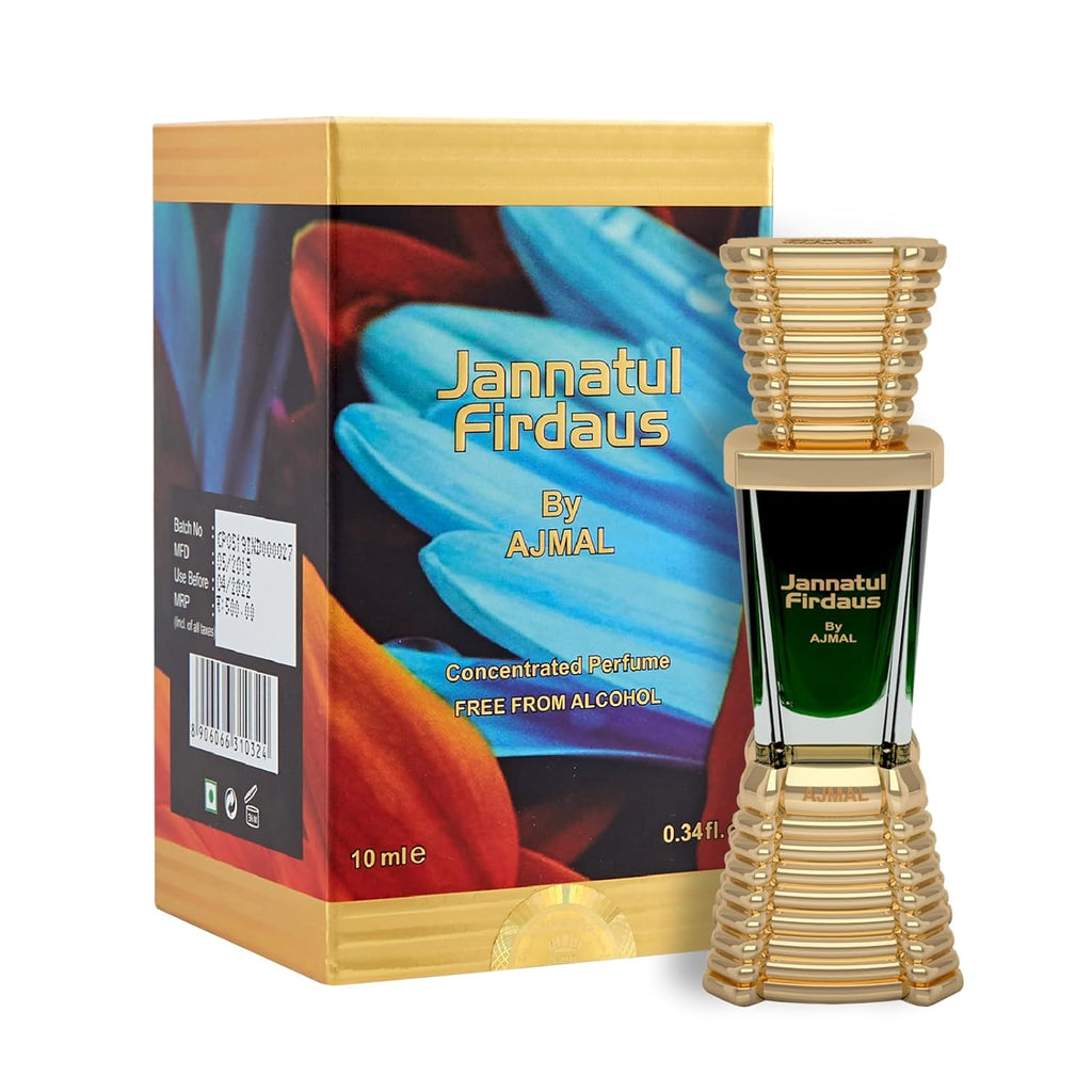 Ajmal jannatul Firdaus Concentrated Oriental Perfume Free From Alcohol 10ml for Unisex
