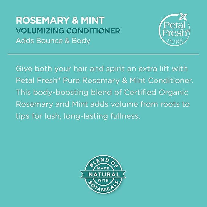 Petal Fresh Rosemary & Mint Volumizing Conditioner - 355 ml